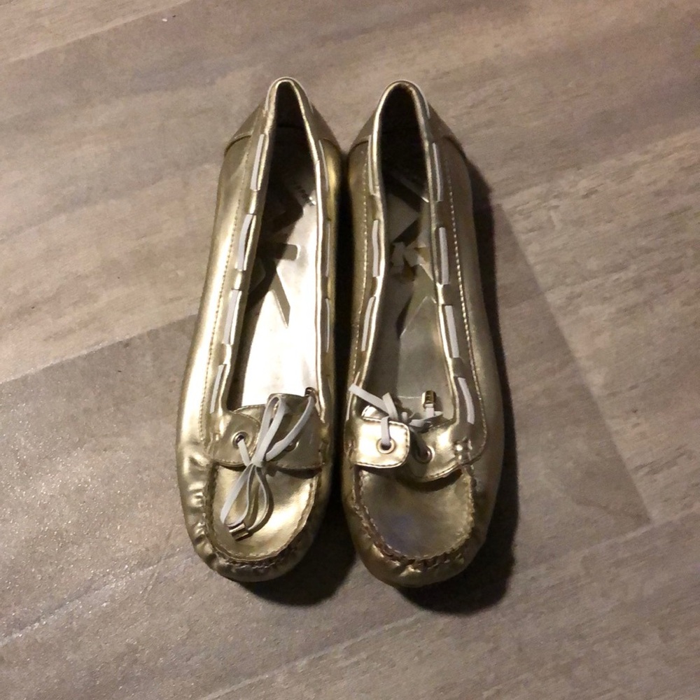 Gold Women's Loafers